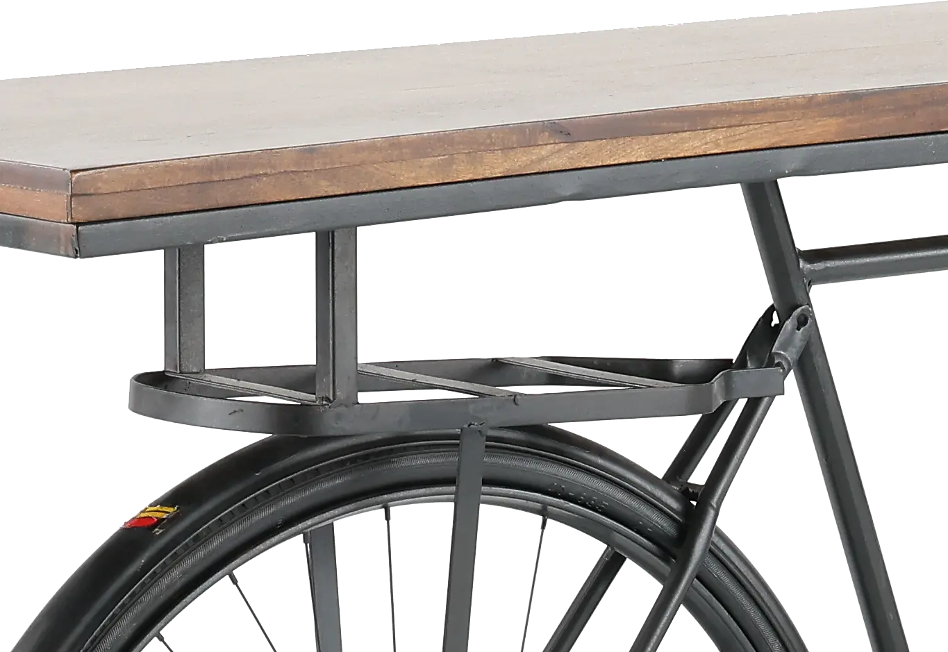 Bicycle Brown and Black Counter Height Dining Table