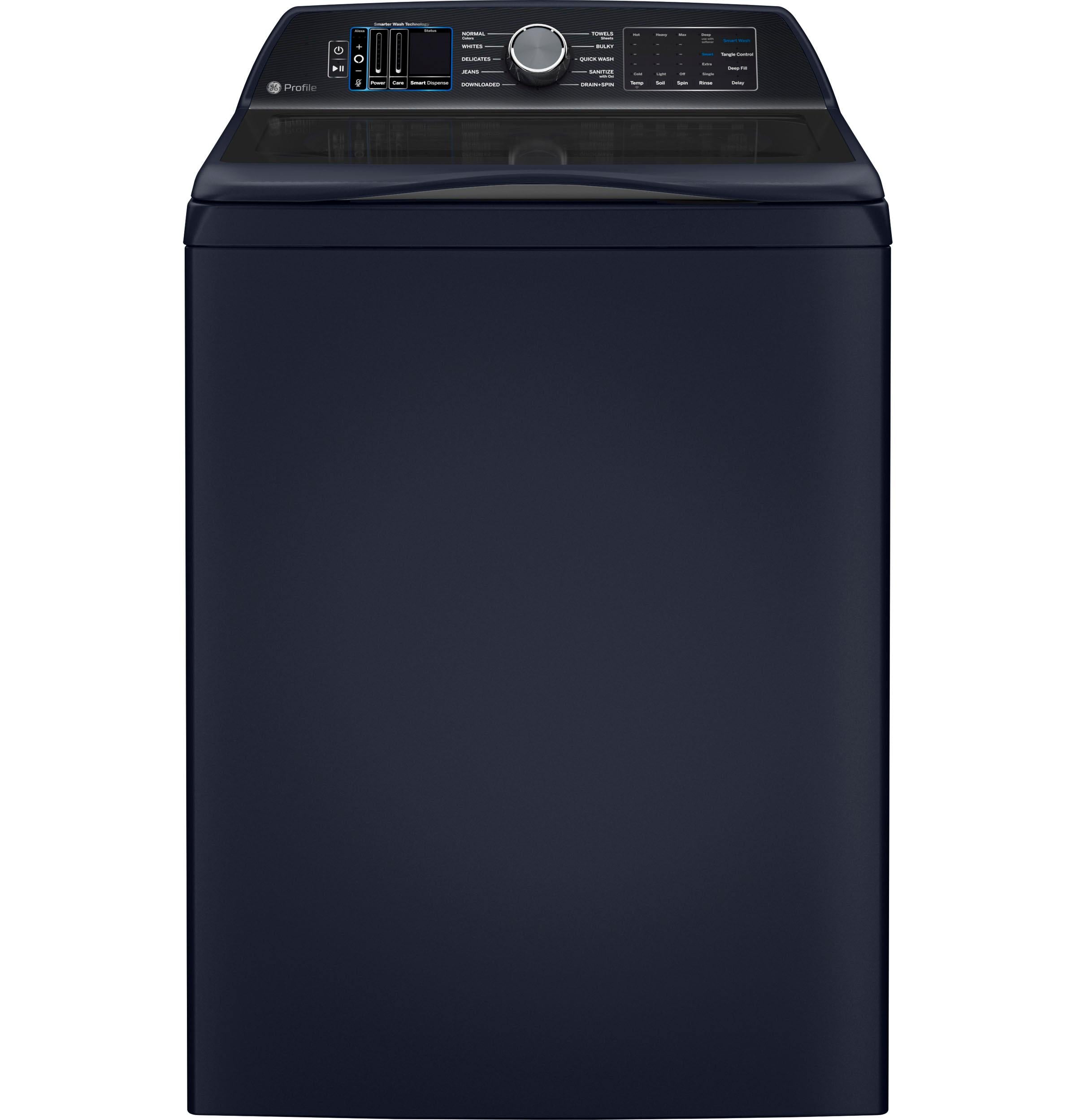 Ge Appliances PTW900BPTRS Ge Profile™ 5.4 Cu. Ft. Capacity Washer With Smarter Wash Technology And Flexdispense™