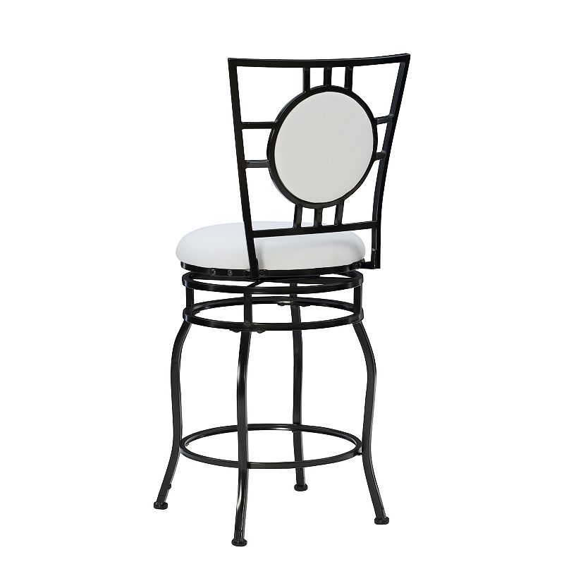 Linon Townsend Adjustable Swivel Bar Stool