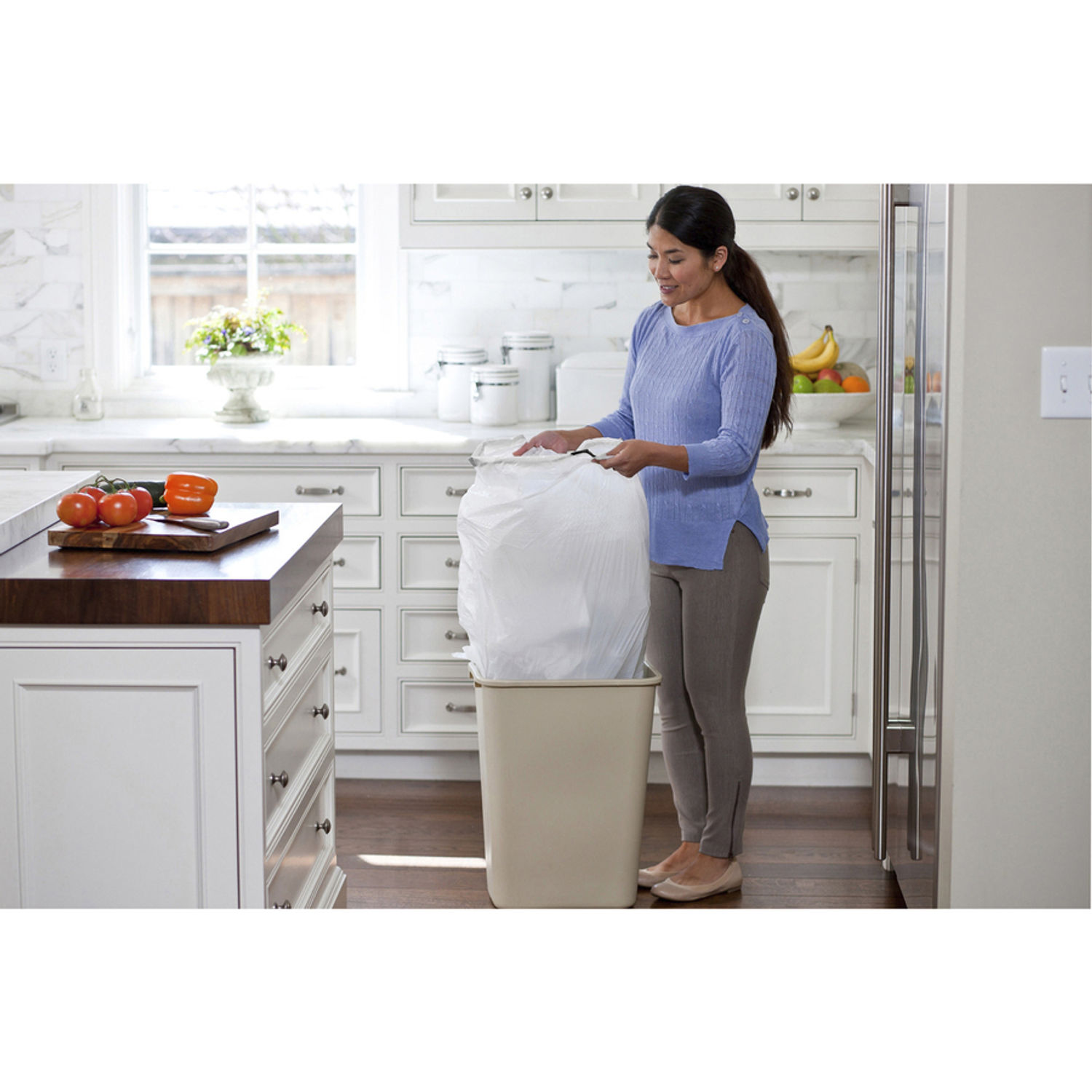 ForceFlex Tall Kitchen Drawstring Trash Bags by The Clorox Company CLO78902CT