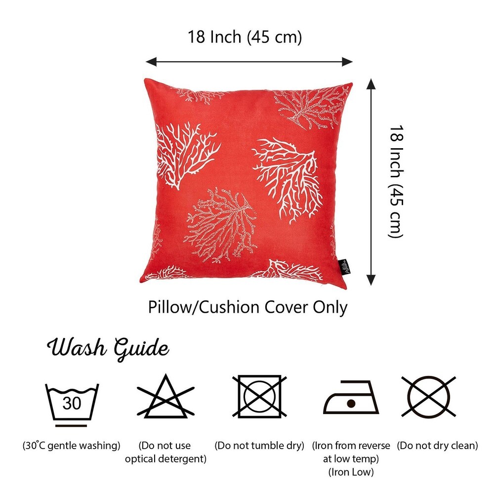 Nautica Red Reef Throw Pillow Cover (Set of 2)