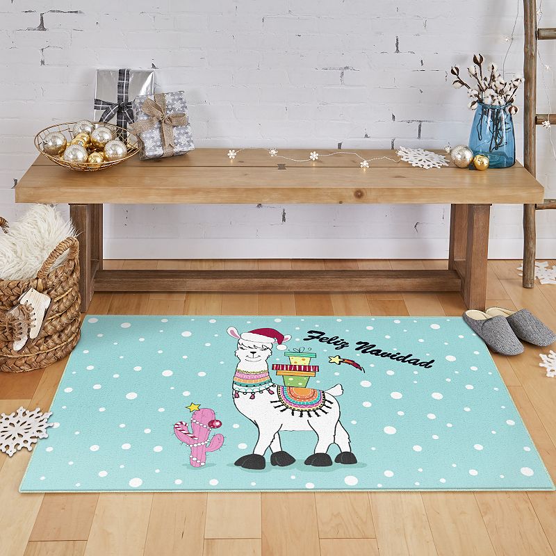 Mohawk® Home Prismatic Feliz Llama Rug