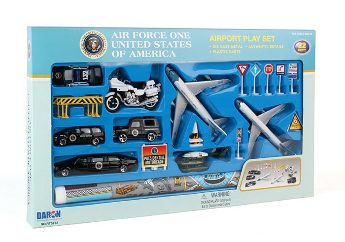 APE Games Daron Air Force One Die-Cast Play set - 20 Pieces