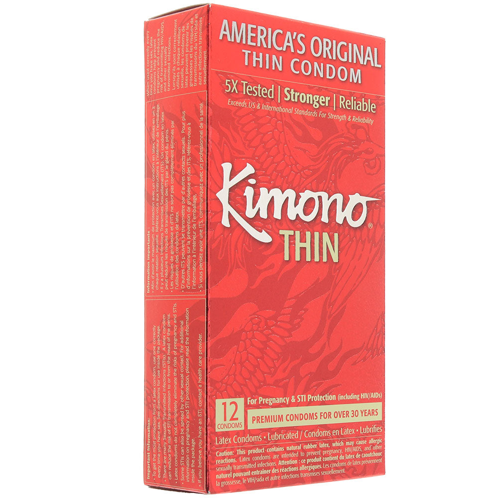 Kimono Thin Condoms in 12 Pack