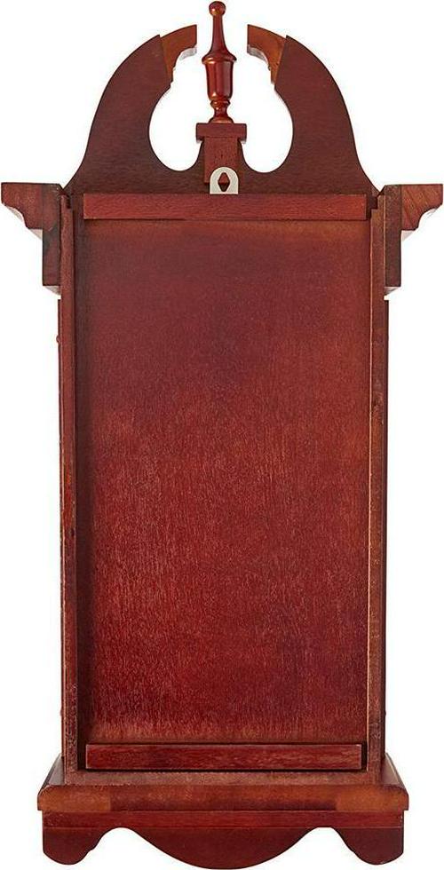 Bedford Clock Collection 26.5 Colonial Mahogany Cherry Oak Finish Chiming Wall