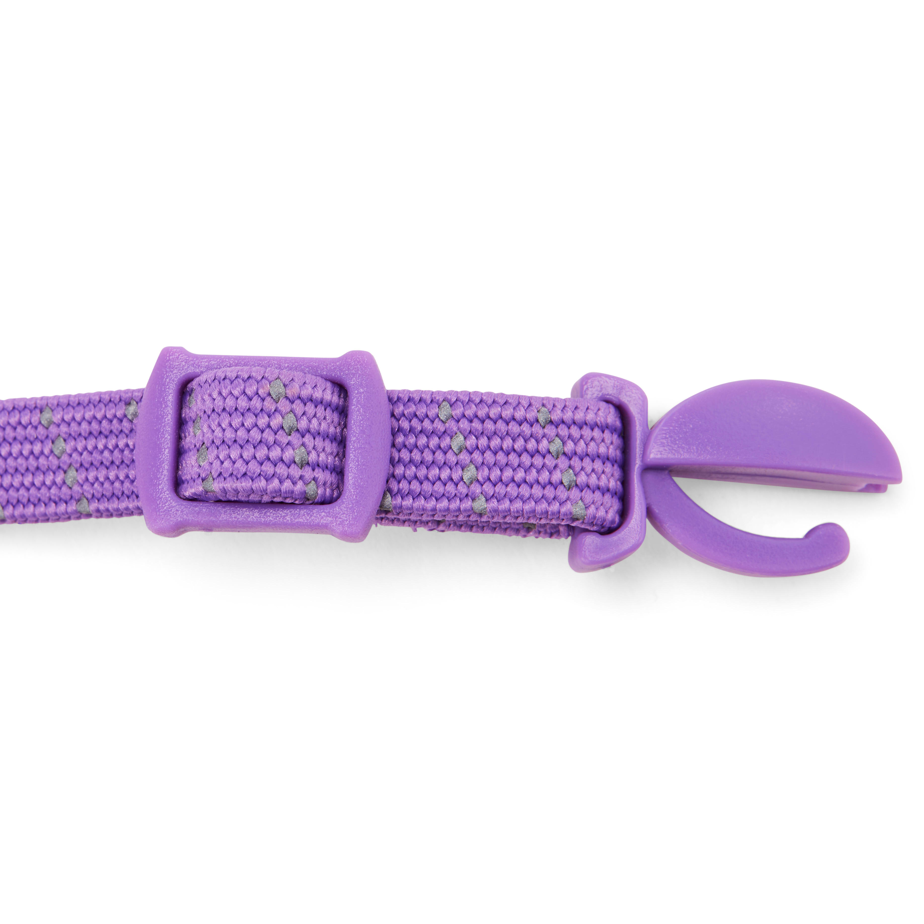 YOULY The Classic Purple Reflective Rope Breakaway Cat Collar