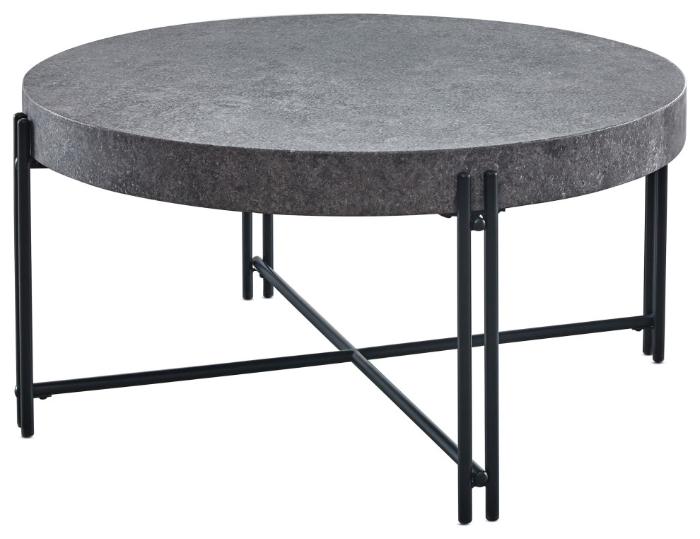 Steve Silver Morgan Round Cocktail Table MG200C   Midcentury   Coffee Tables   by Steve Silver  Houzz