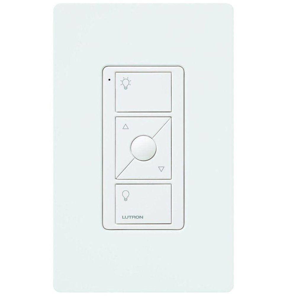 Lutron Pico Smart Remote Wall Mounting Kit for Caseta Smart Dimmer Switch 3-Way Applications White (PJ2-WALL-WH-L01) PJ2-WALL-WH-L01