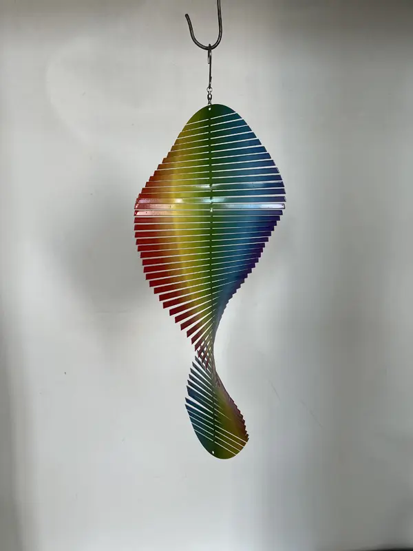 3D Metal Hanging Wind Spinners Worth Gift Yard Art Decorations