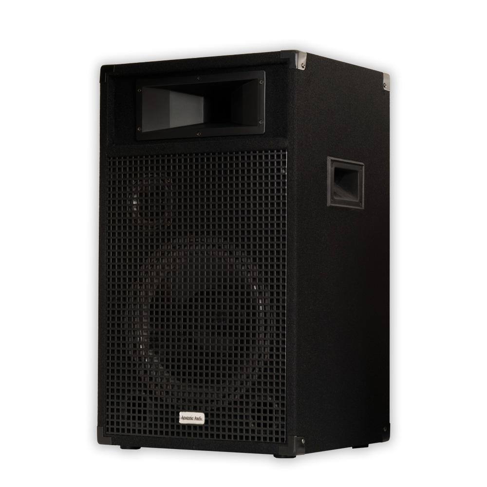 Acoustic Audio by Goldwood Passive 12 in. Speaker 3-Way DJ PA Karaoke Band Home Monitor BR12