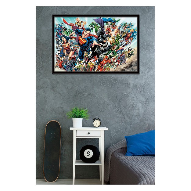 Dc Comics Rebirth Framed Poster Trends International