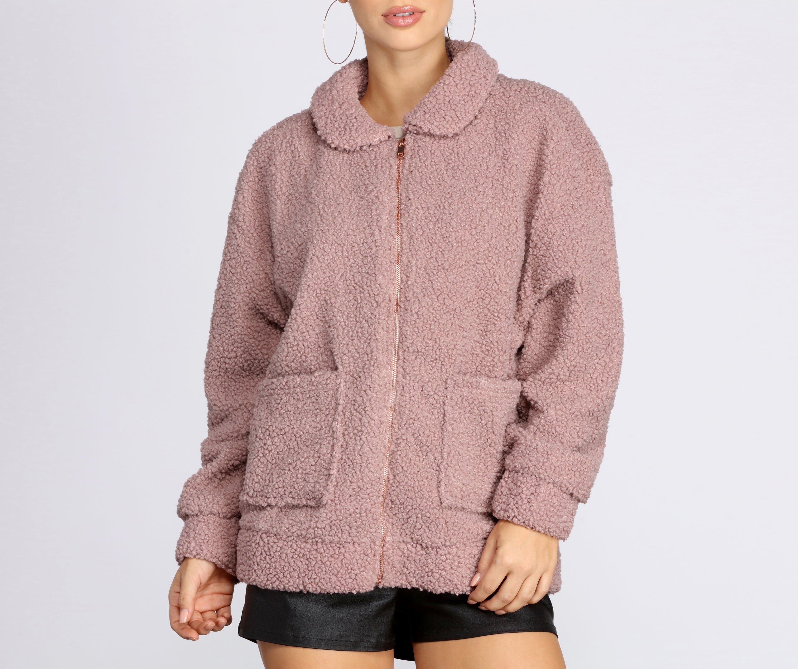 Oversized Teddy Jacket