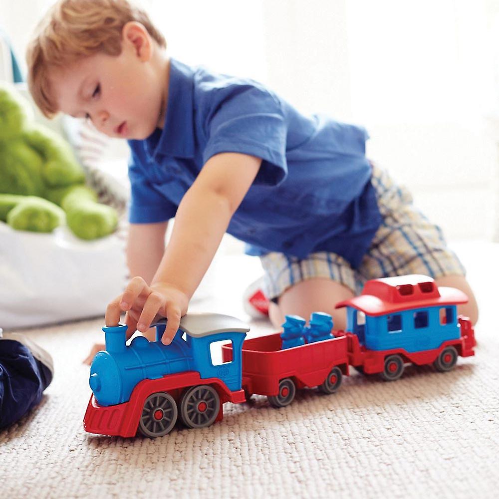 Green Toys Push Along Train Toy BPA Free 100% Recycled Eco Friendly