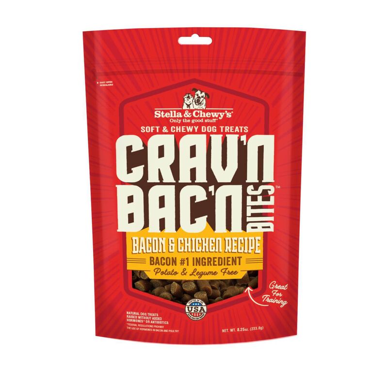 Stella - Chewy'S Bacon - Chicken Dog Treats - Pet Supermarket 8.25oz