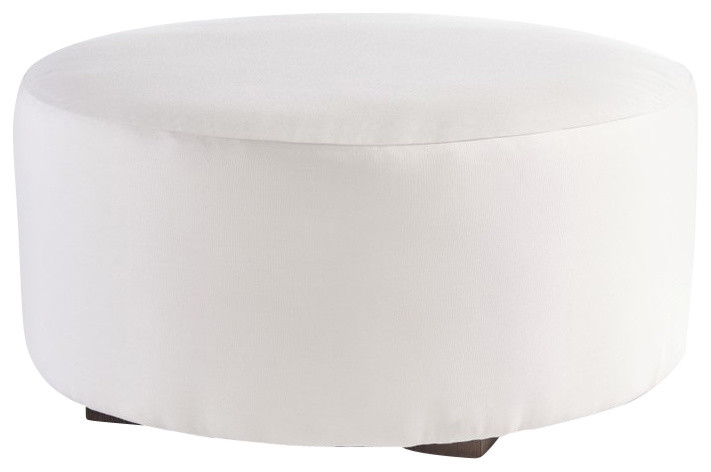 Round Cocktail Ottoman   Contemporary   Outdoor Footstools And Ottomans   by South Sea Outdoor Living  Houzz