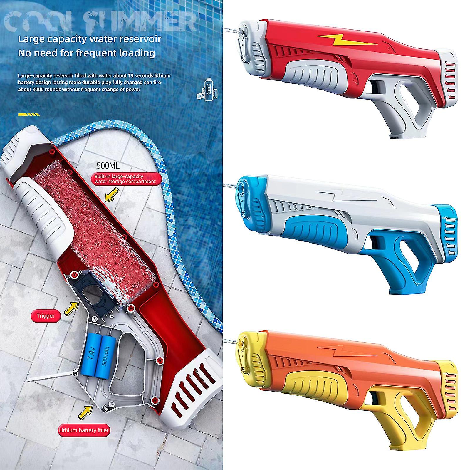 100% New New Electric Water Gun Squirt Guns Shooters Toy Blaster Outdoor Beach Swimming Pool