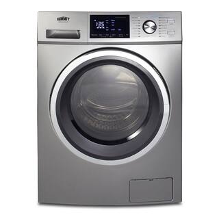 Summit Appliance 2.7 cu. ft. 24 in. All-in-One Ventless Electric Washer Dryer Combo in Platinum SPWD2203PE