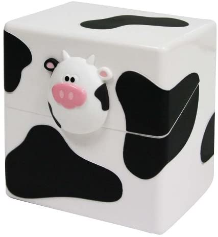 Joie Kitchen Moo Cow Sliced Cheese Container for Fridge | Fun Cheese Vault Keeps Cheese Fresh and Delicious