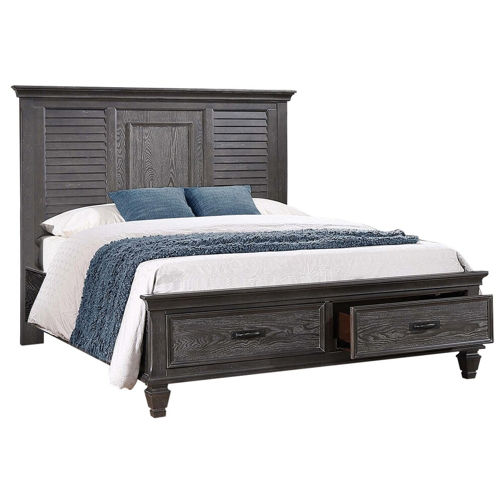 Capistrano Weathered Sage 4 piece Bedroom Set with 2 Nightstands and Dresser