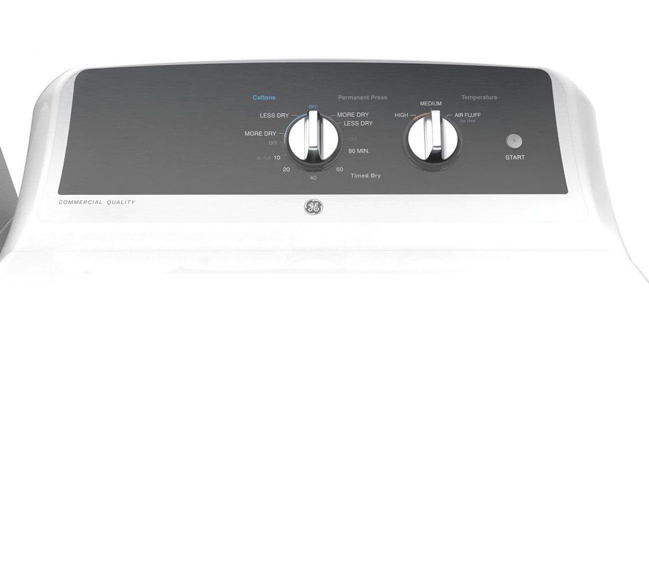 GE 6.2 Cu. Ft. White Commercial Front Load Electric Dryer