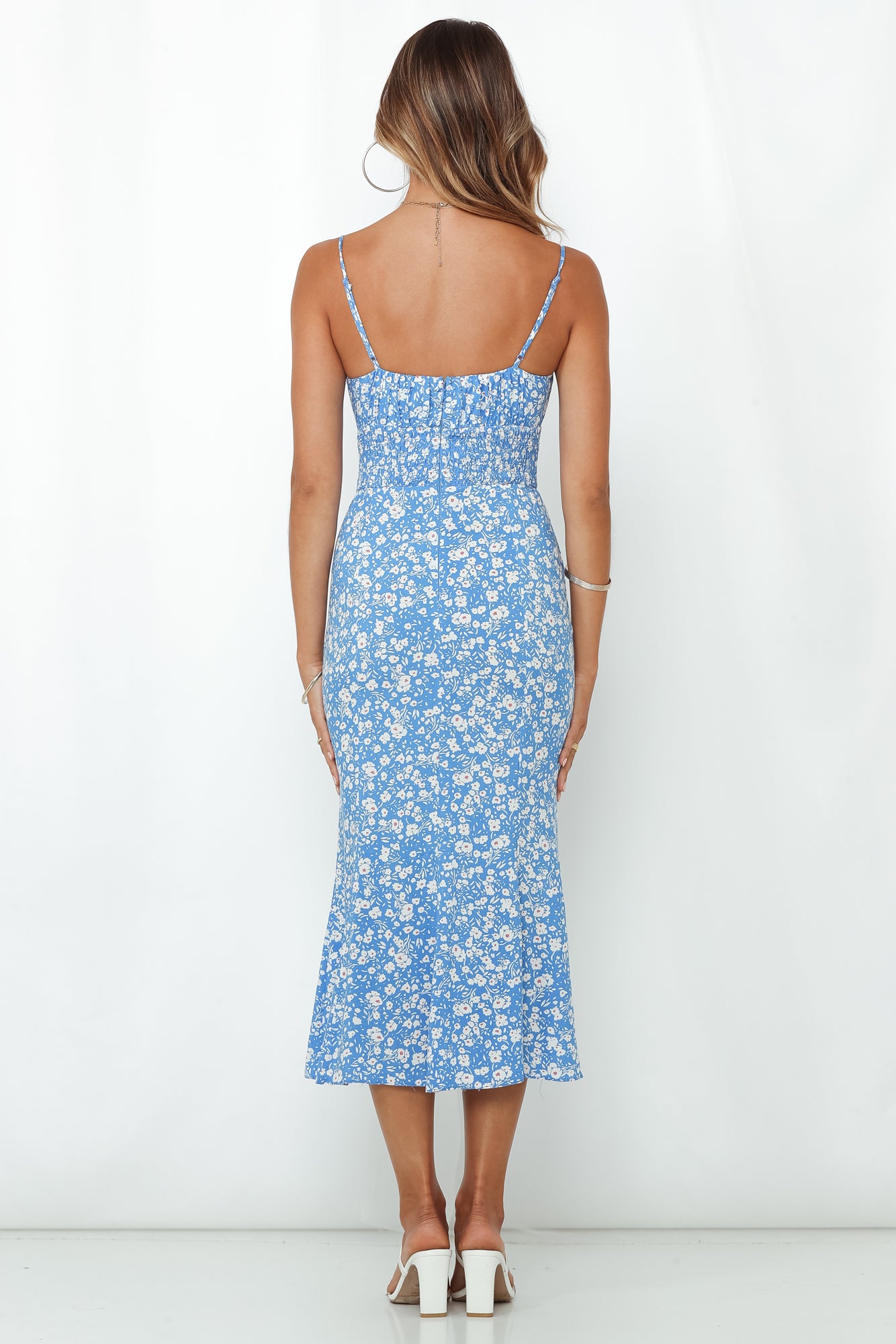 Oceana Midi Dress Blue