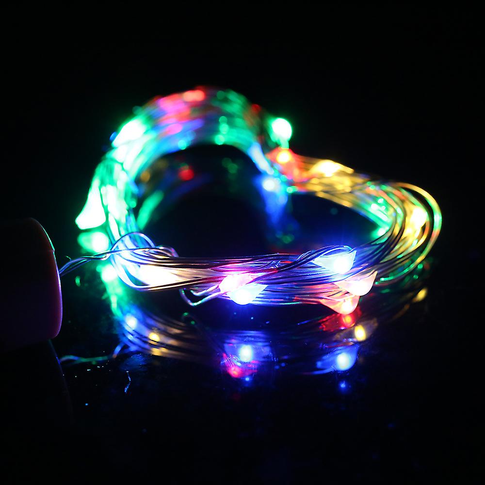 4.5v 0.9w 1.5meters 15 Led Copper Wire Fairy String Light 6 Pack White Twistable Bendable Foldable Bottle Stopper Atmosphere Lamp Ip65 Water Resistanc