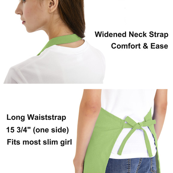 TOPTIE Cotton Canvas Adjustable Apron and Chef Hat...