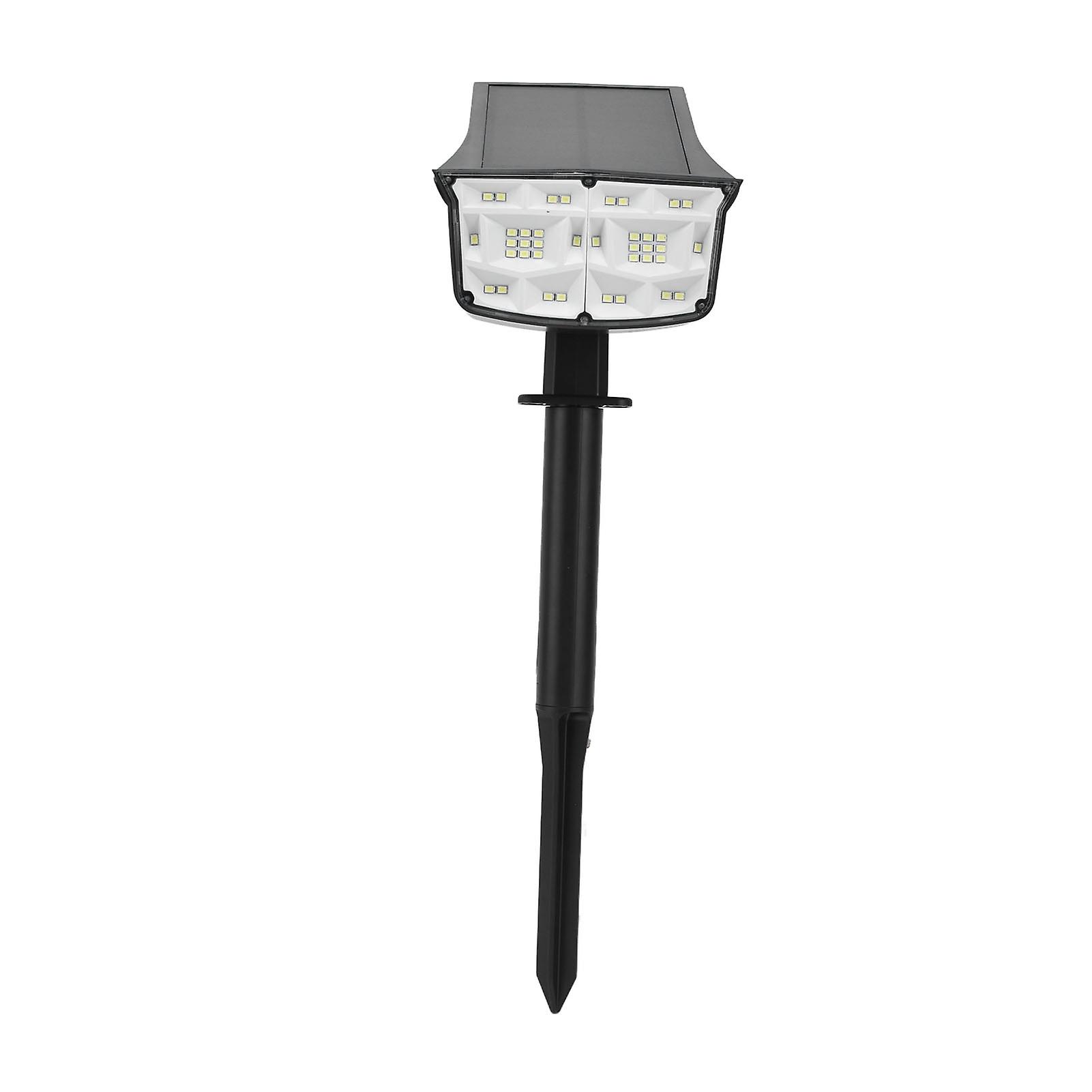 Solar Landscape Light Waterproof 38leds Solar Spot Lamp With High Brightness And Low Brightness For Garden Yard Porchwhite Light