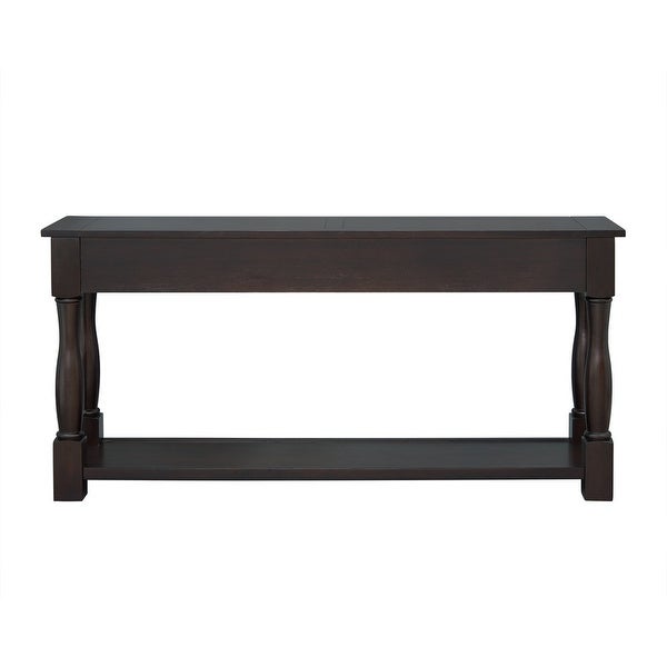 Console Table Extra-thick Sofa Table with DrawersandShelf for Entryway