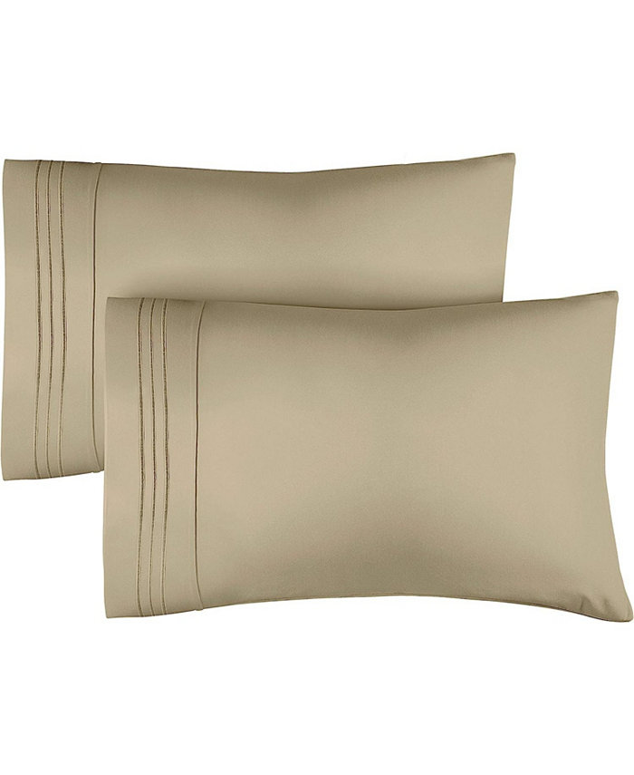 CGK Unlimited Soft Microfiber Pillowcase Set of 2 - Queen