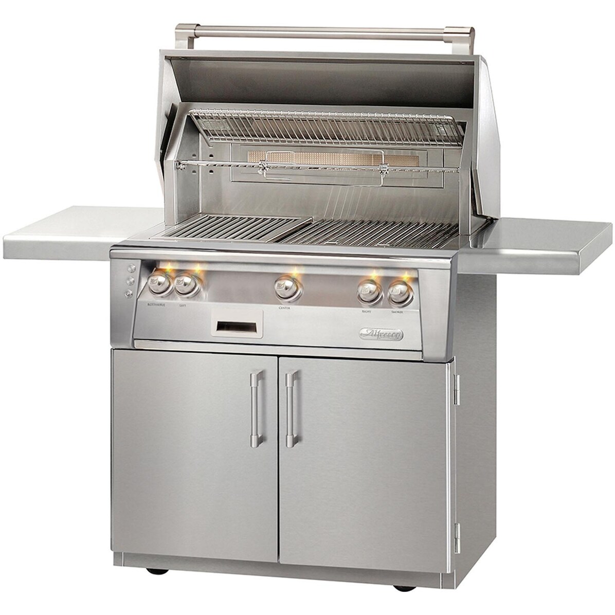 Alfresco ALXE 36-Inch Propane Gas Grill With Sear Zone And Rotisserie