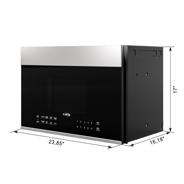 1.3 cu. ft. Over the Range Stainless Steel Microwave， 300 CFM， One Panel - 1.3 cf