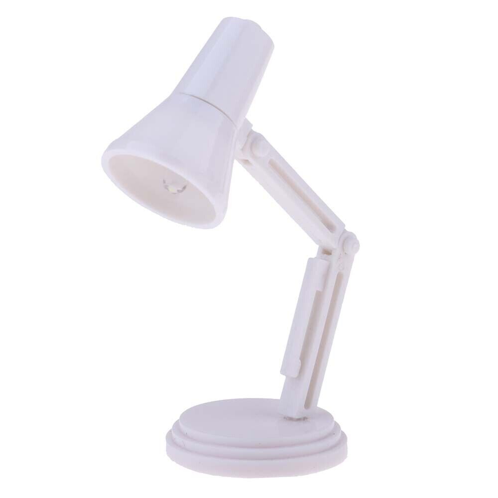 LED Desk table Lamp Light Furniture Dollhouse Miniature Toys Accessory 1/6 Scale