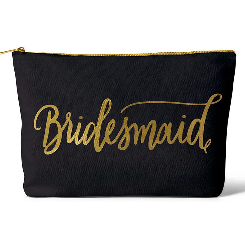 Women's  Bridesmaid Canvas Makeup Bag