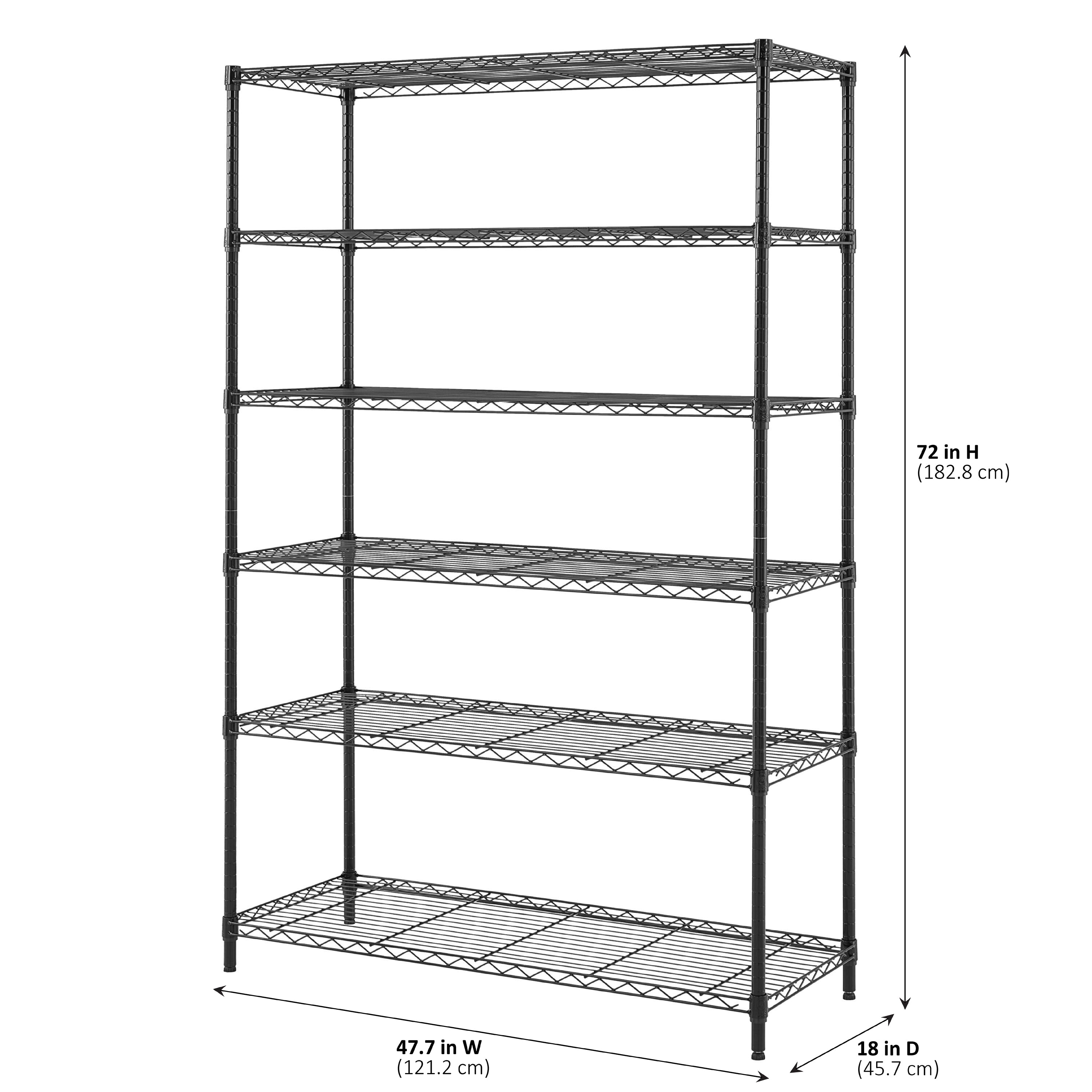 Hyper Tough 6 Tier Wire Shelf Unit 18