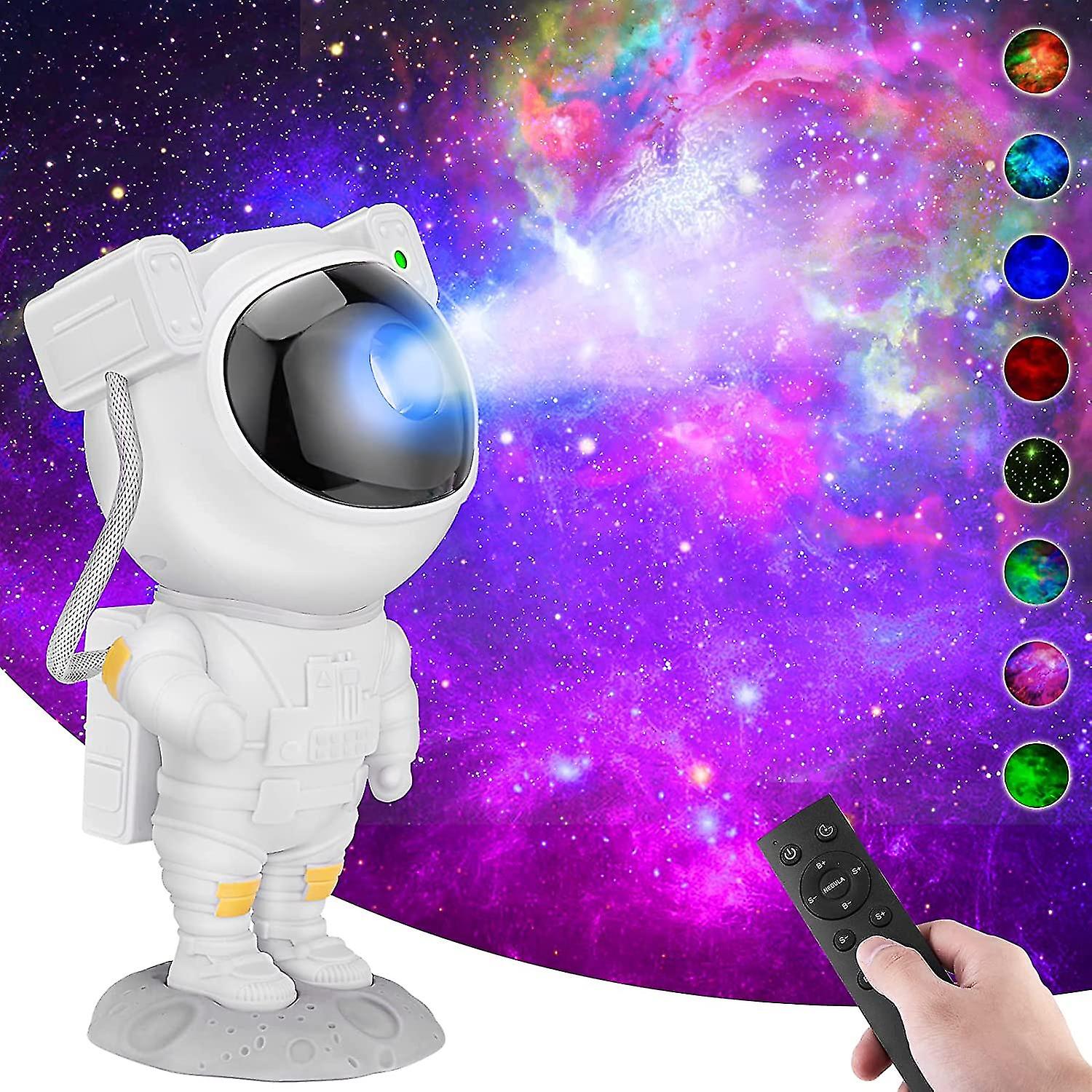 Miman Galaxy Projector，star Projector，alan Light Projector，tiktok Astronaut Nebula Night Lights，skylight，remote Control Timing And 360rotation Magneti