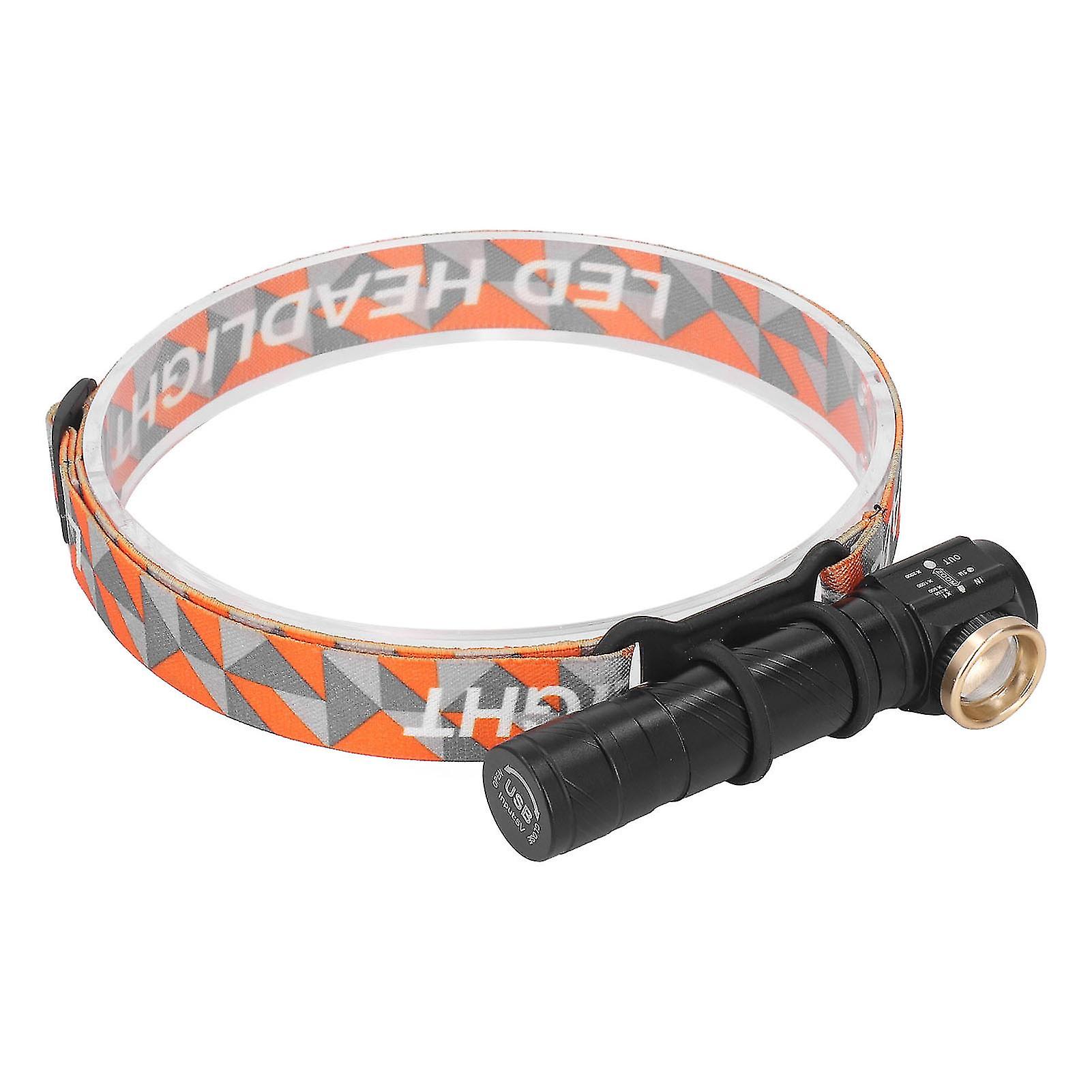 Detachable Headlamp Flashlight Hard Light 4 Gears Light Telescopic Zoom USB Rechargeable Portable LED Head Flashlight