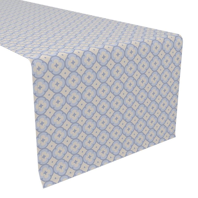 Table Runner， 100% Polyester， 12x72， Geometric Décor