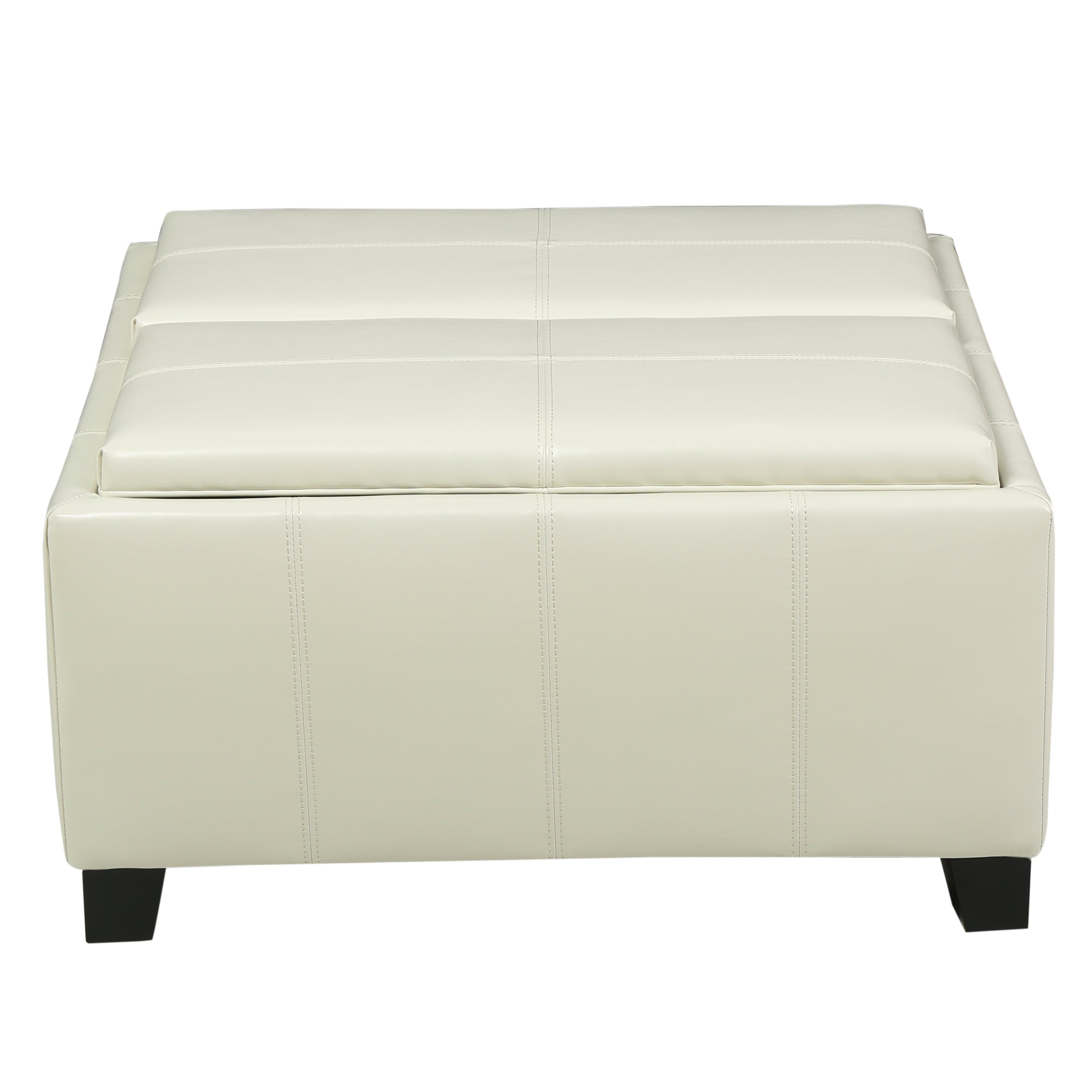 Mansfield Contemporary Tray Top Storage Ottoman