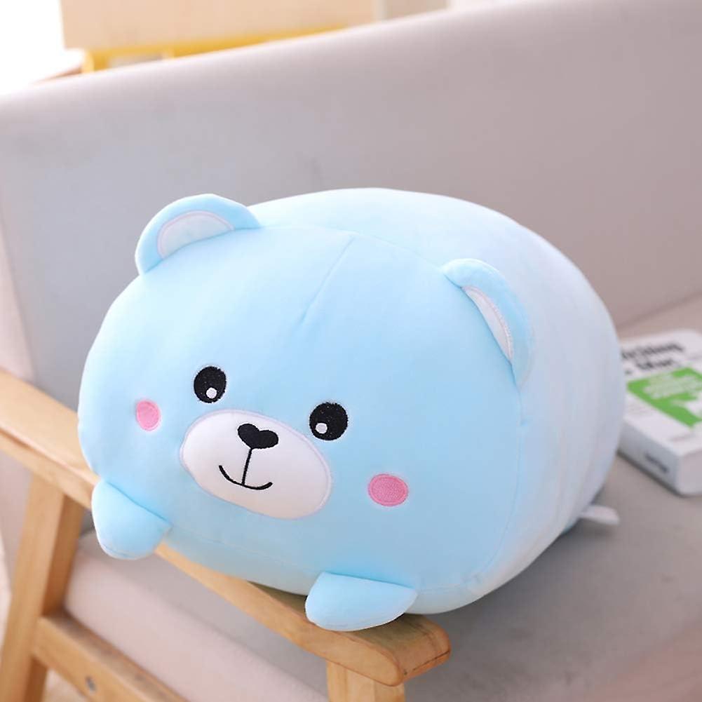 Bear Plush Pillow， Soft Bear Stuffed Animal Toy Cylindrical Body Pillow Gifts For Kids， 23.6