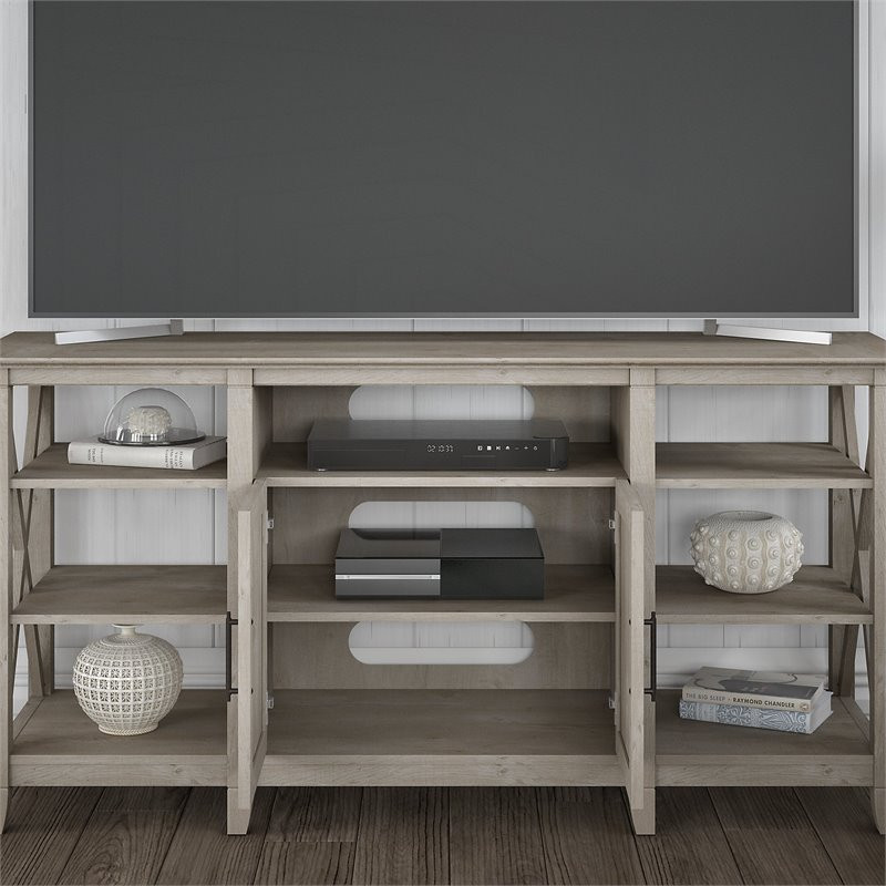 Bowery Hill Furniture Key West Tall TV Stand with Coffee Table  amp2 End Tables   Transitional   Entertainment Centers And Tv Stands   by Homesquare  Houzz