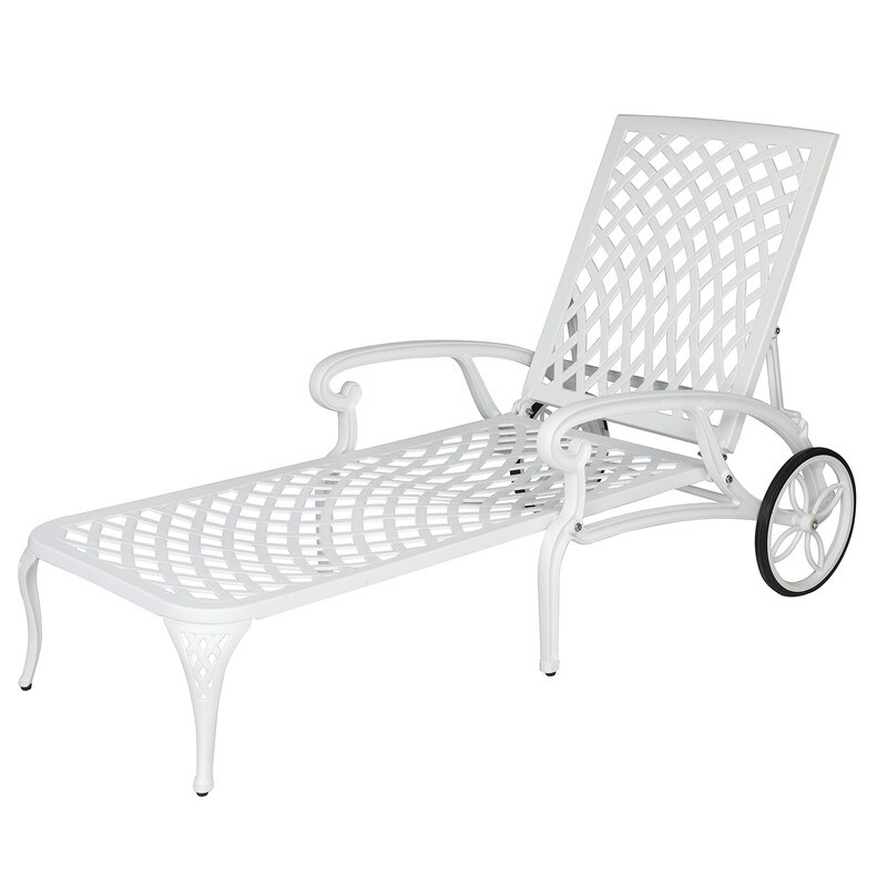 Metal Adjustable Outdoor Chaise Lounge