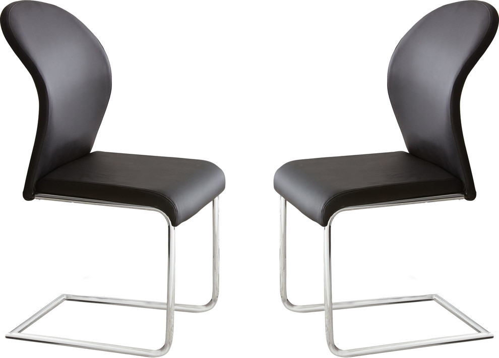 Tayside Side Chairs  Set of 2   Contemporary   Dining Chairs   by HedgeApple  Houzz