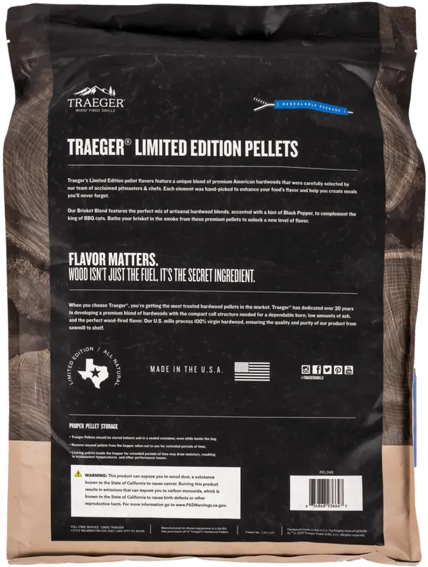 Traeger Limited Edition Brisket Blend Wood Pellets