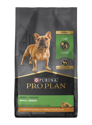 Purina Pro Plan - Small Breed， Adult Dog Shredded Blend Chicken and Rice