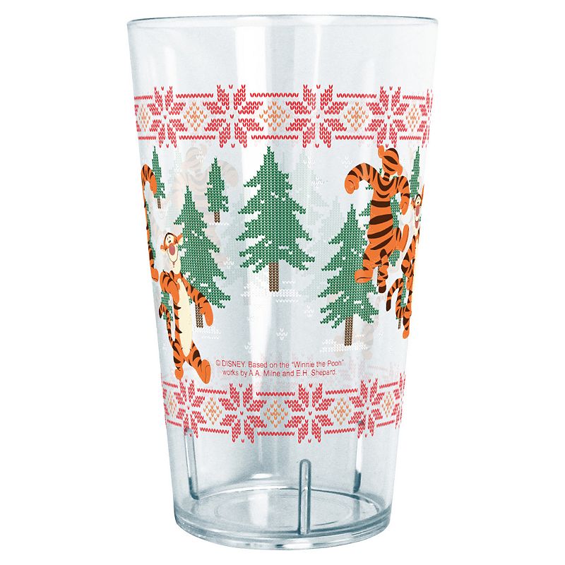 Disney's Winnie The Pooh Tigger Jumping Christmas Sweater Print 24-oz. Tritan Tumbler