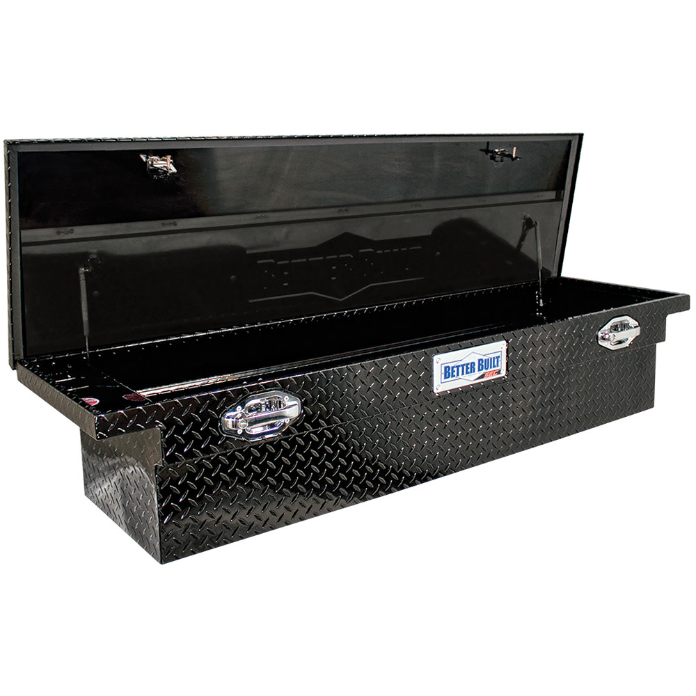 71 SEC Saddle Truck Tool Box， LOW PROFILE， GLOSS BLACK