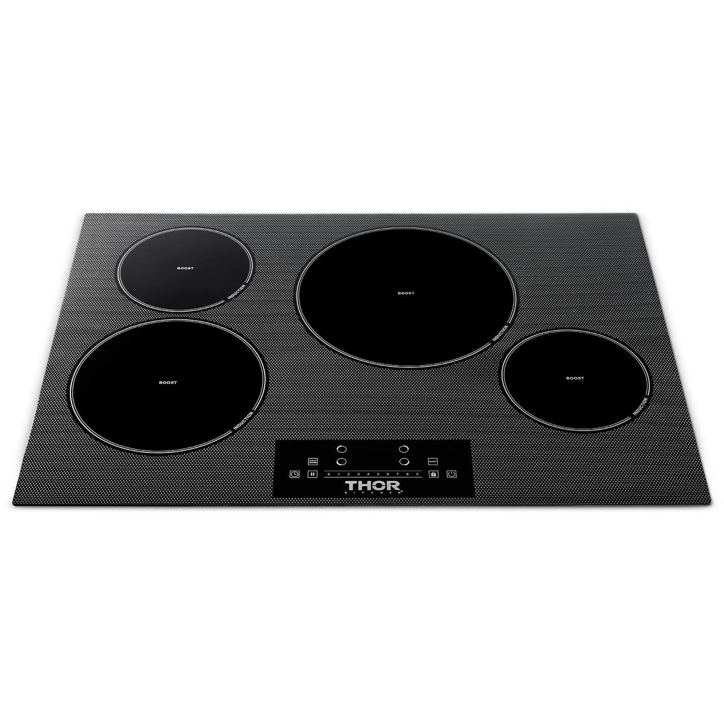 Thor Kitchen 30-Inch Built-In Induction Cooktop with 4 Elements TIH30