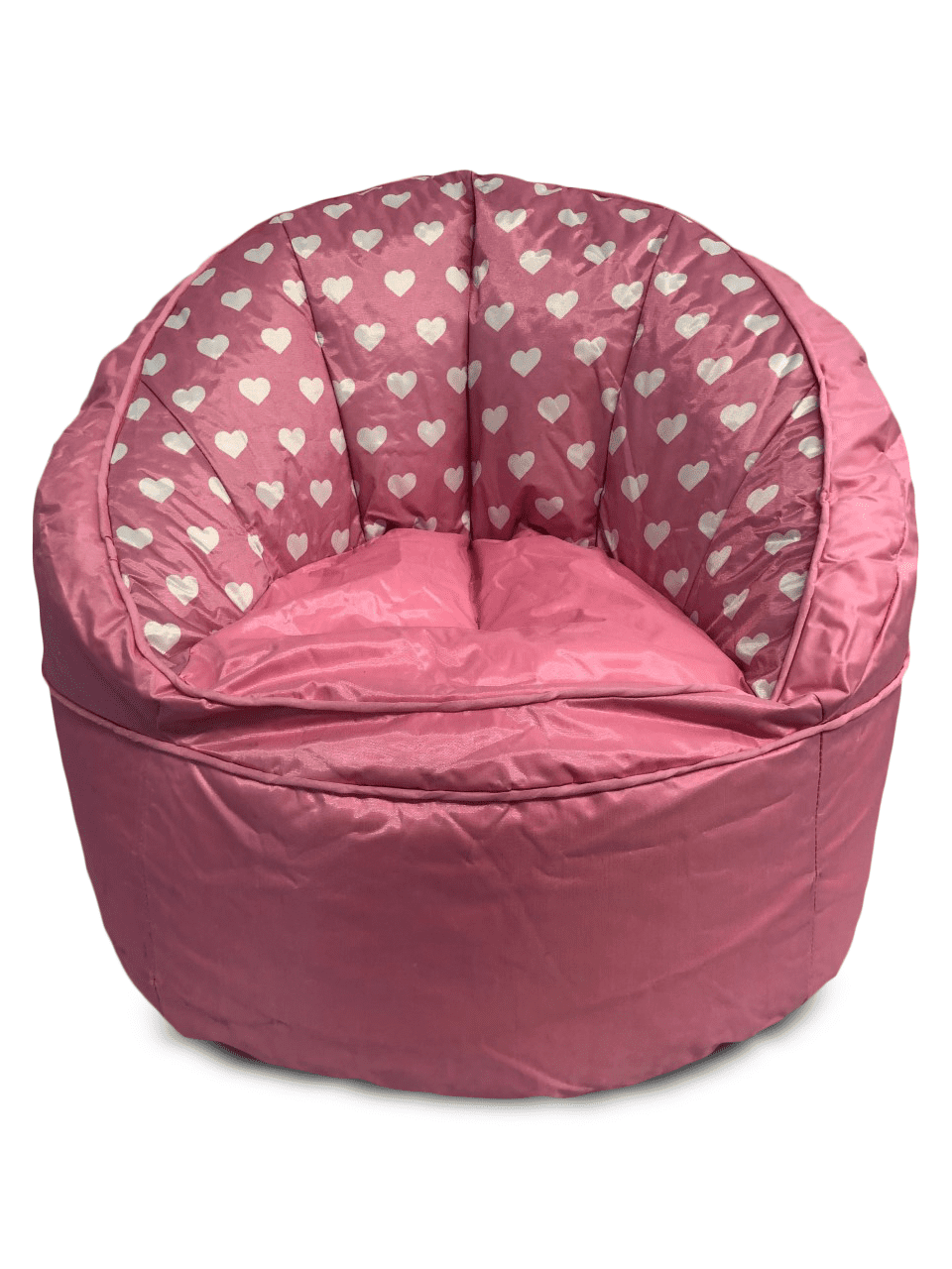 Heritage Kids Pink Hearts Toddler Bean Bag Chair, Pink