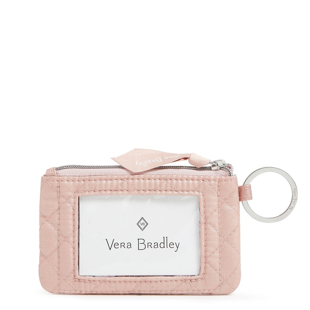 Vera Bradley  Zip ID Case in Rose Quartz